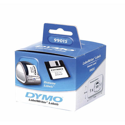Disketteetiketter DYMO hvid 54x70mm 320 stk./pk 99015