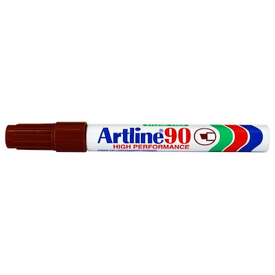 Marker Artline 90 permanent brun 2-5mm