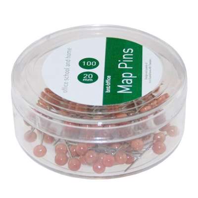 Kortnåle 4mmx20mm rød 100stk/pk