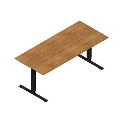 Hæve-sænkebord Dencon 03502 1800x800 sort stel valnød pl