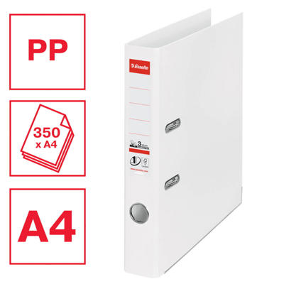 Brevordner Esselte No.1 Power hvid A4 smal