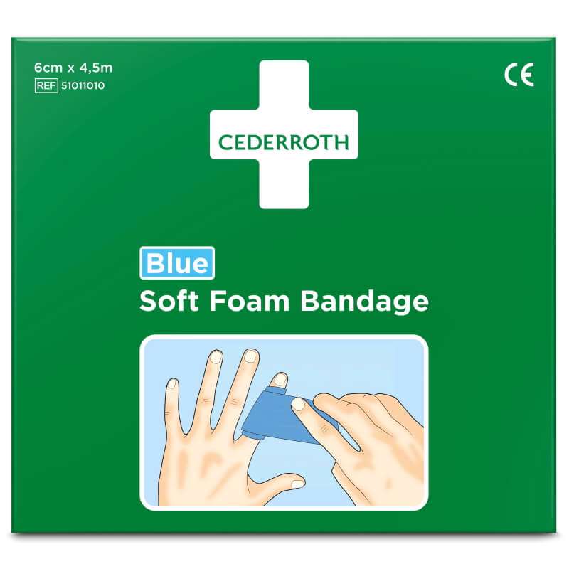 Førstehjælps bandage soft foam 6x4,5 Cederroth /2