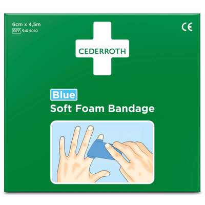Førstehjælps bandage soft foam 6x4,5 Cederroth /2