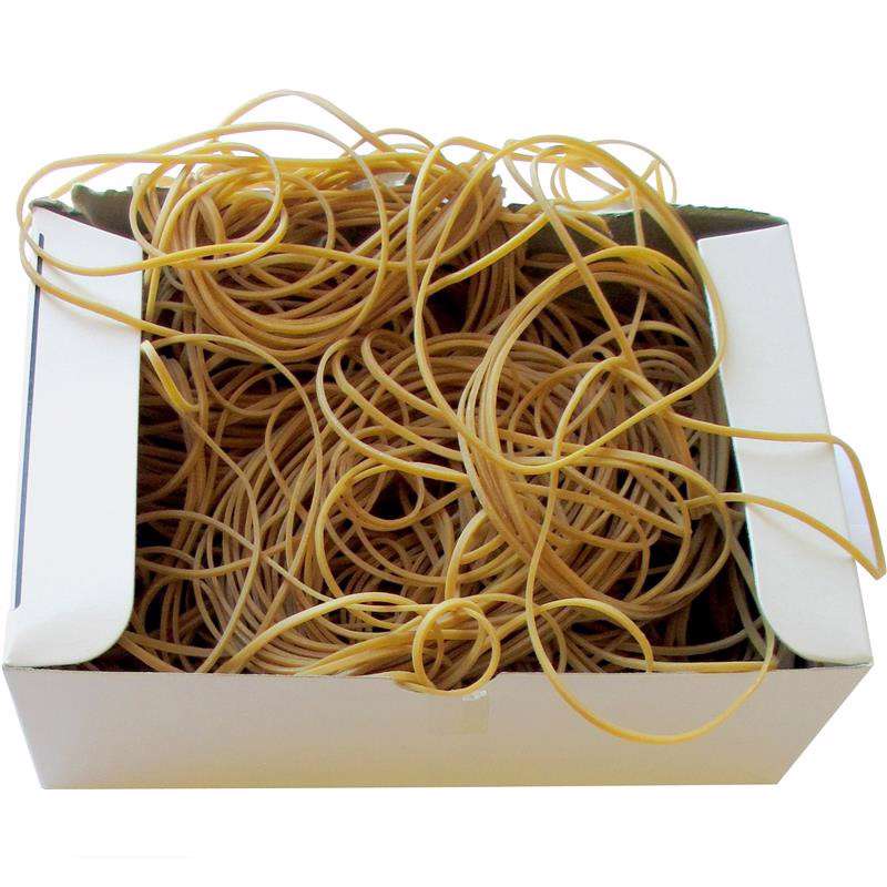 Gummibånd str. 22 1,7x120mm natur ca. 460stk 250g/pk