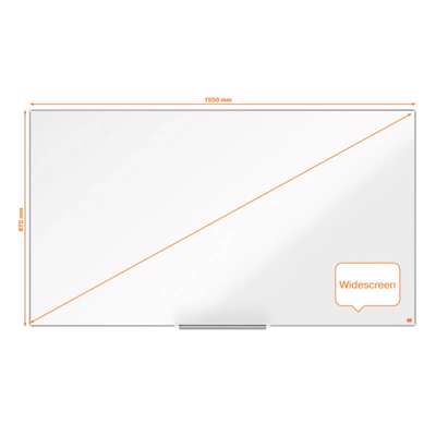 Whiteboard tavle Nobo Widescreen 1550x870mm emaljeret hvid