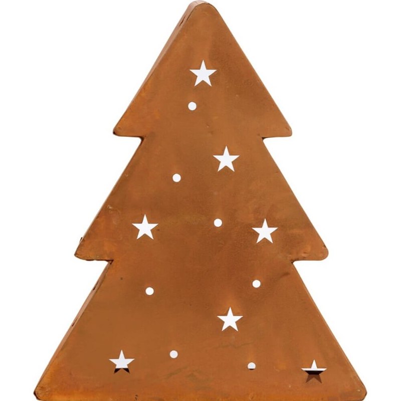 Julepynt dekorationstræ metal