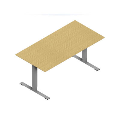 Hæve/sænkebord Dencon 03504 1600x800 alu stel eg pl