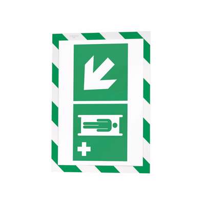 Inforamme Duraframe A4 magn/selvkl. grøn/hvid pk./5