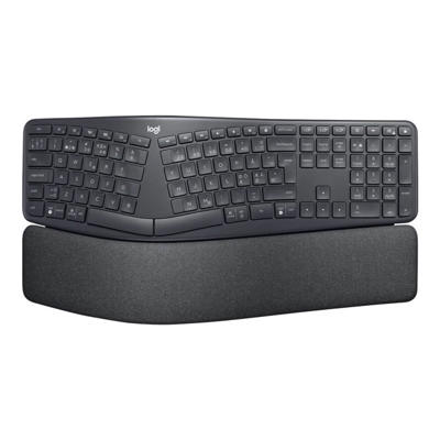 Tastatur Logitech Ergo K860 Business wireles grå Nordisk