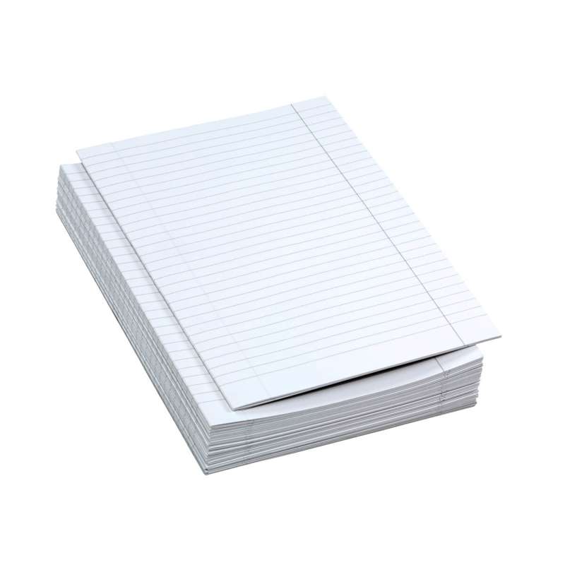 Eksamensark A4 lin. dobb. u/hoved pk./250 ark 70g