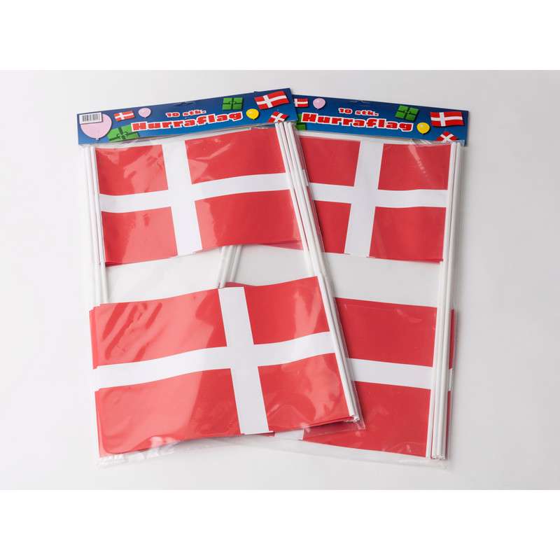 Flag papir på pind /10 stk.