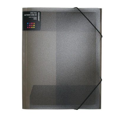 Plastmappe BNT m/3 klapper smoke Dokusmart