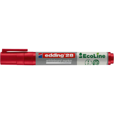 Whiteboard marker Edding 28 EcoLine rød 1,5-3mm rund