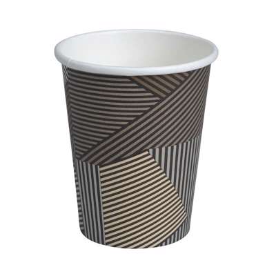 Kaffebæger 8oz Gastro-Line pap PE-coat. 50 stk. 24cl brun