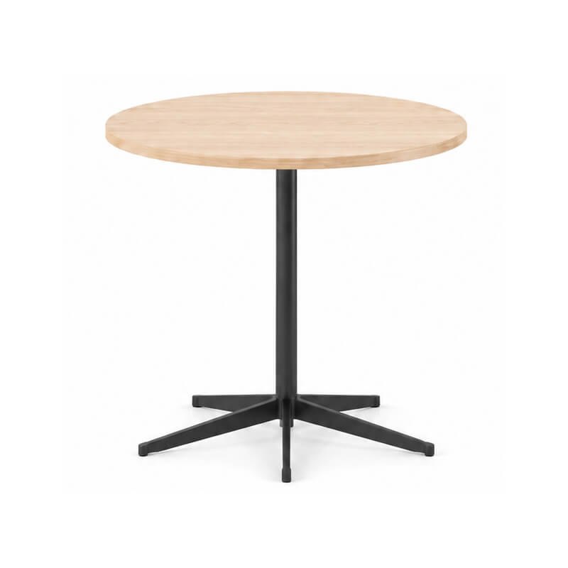 Søjlebord FourResting Ø80/72 cm, Eg m. sort stel