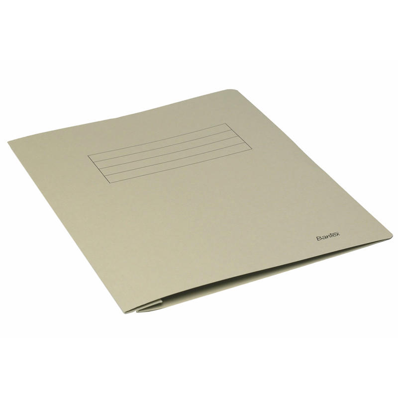 Arbejdsmappe Bantex grå 318x240mm m/skrivefelt