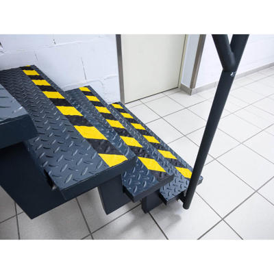 Tape Duraline Grip+ Color skridsikker 50mmx15m sort/gul