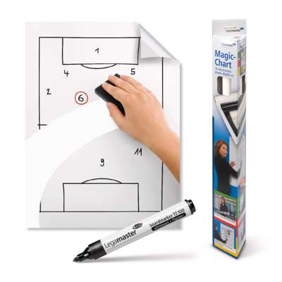 Whiteboard folio Legamaster Magic Chart rl./m 20 ark
