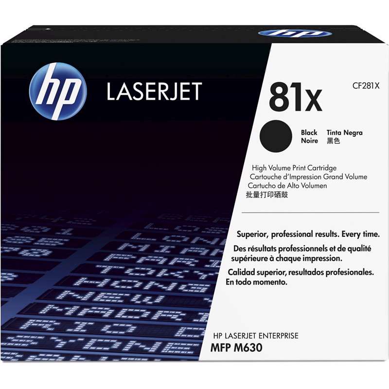 Laserpatron HPCF-281X t/M630, sort