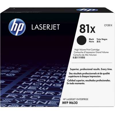 Laserpatron HPCF-281X t/M630, sort