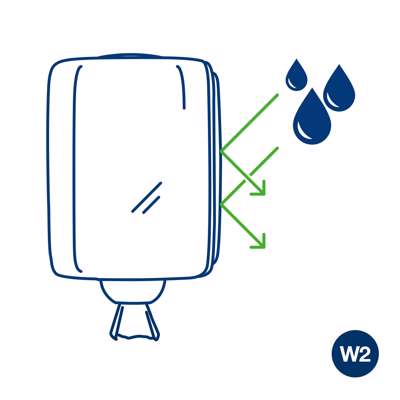 Dispenser Tork Performance W2 sort/rød 653008