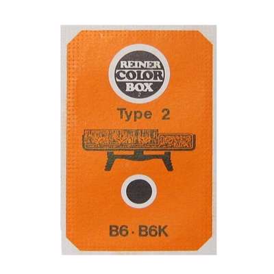 Stempelpude i box Reiner rød b6k type 2