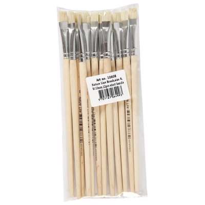 Pensel Creas Nature Line nr 8 10mm /12 stk