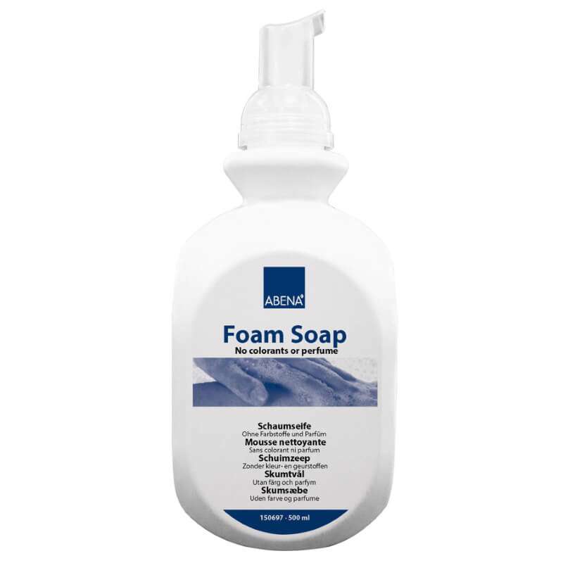 Håndsæbe Abena Skumsæbe u/farve+parf 500ml