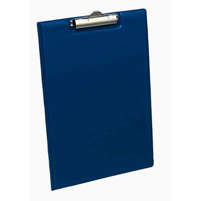 Clipboard A4 Bantex 4210 m/forside blå
