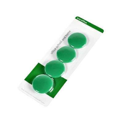 Magneter BNT grøn Ø40mm blister 4stk/pak