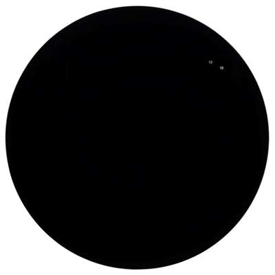 Glastavle Naga magnetisk Ø80cm sort