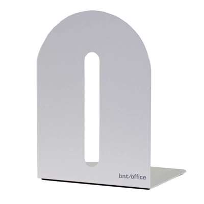 Bogstøtte metal hvid 20cm /2 stk.