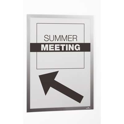 Inforamme Duraframe A3 Wallpaper magn/aft/selvkl. sølv