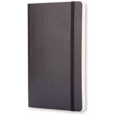 Notesbog Moleskine Classic soft lin. L 13x21cm sort