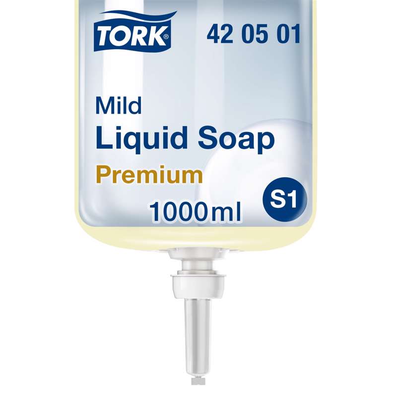 Sæbe Tork Premium S1 lys gul Mild 420501 1l