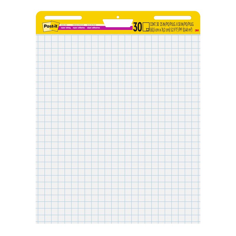 Flipover Post-it 560 MeetingCharts ternet 63,5x76,2cm pk./2