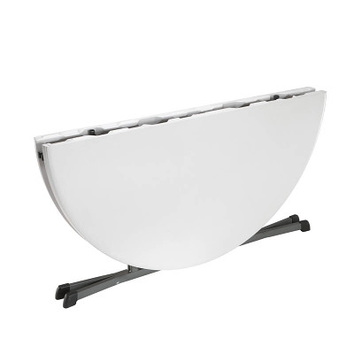 Klapbord LifeTime rund Fold In Half Ø153 hvid