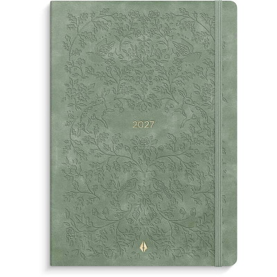 Forma Deluxe A5 ugekalender 2027 Mayland tværf. grøn kunstsk