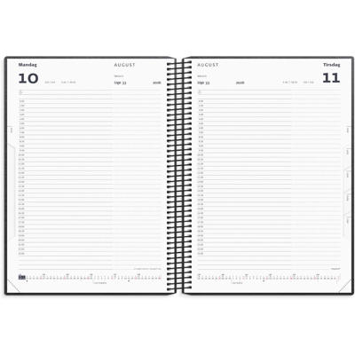 Timekalender matsort genbrugskarton 2026