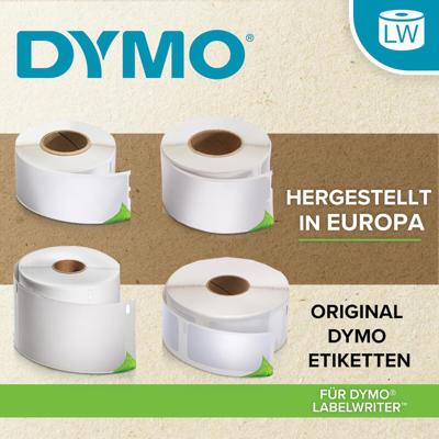 Navneskilt DYMO 51x89mm 300 stk/pk ikke klæb