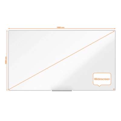 Whiteboard tavle Nobo Widescreen 1880x1060mm emaljeret hvid