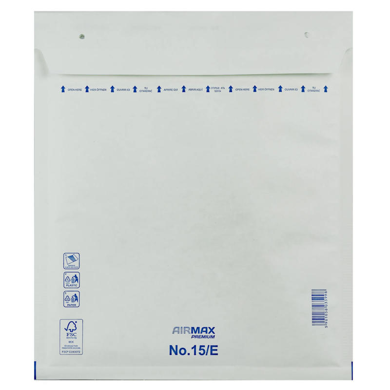 Boblepose Airmax 15/E W5 hvid 240x285mm 100stk/pk