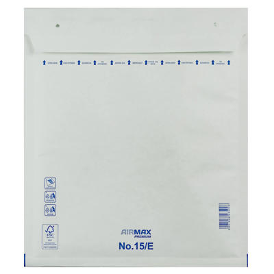 Boblepose Airmax 15/E W5 hvid 240x285mm 100stk/pk