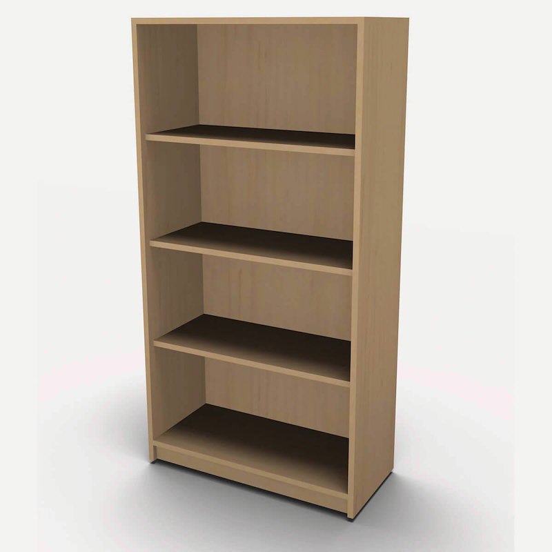 Reol Fumac Jive 4-rum pl.sokkel bøg