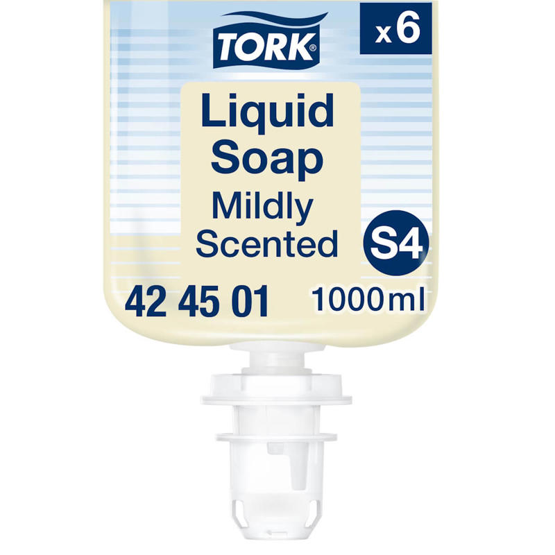 Sæbe Tork 424501 Mild duft S4 gul pk./6x1L