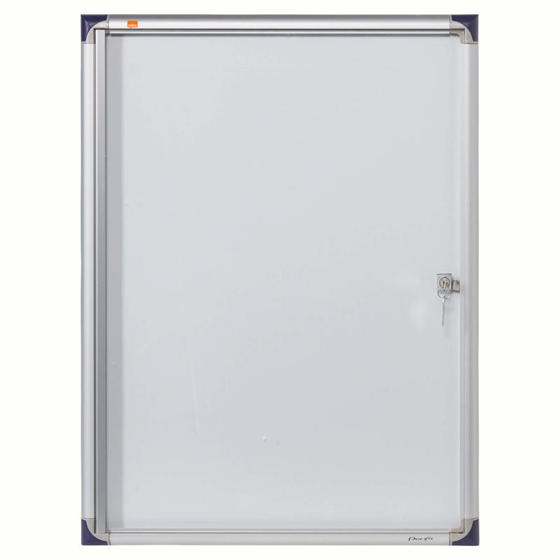 Opslagsskab Nobo slim 4xA4 magnetisk m/lås indendørs