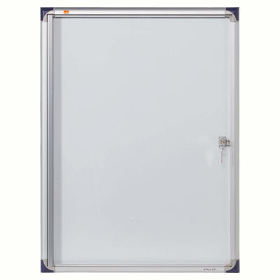 Opslagsskab Nobo slim 4xA4 magnetisk m/lås indendørs