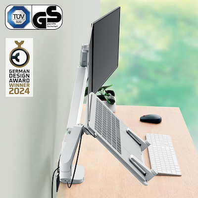 Monitorarm & Laptoparm Dual Leitz Ergo