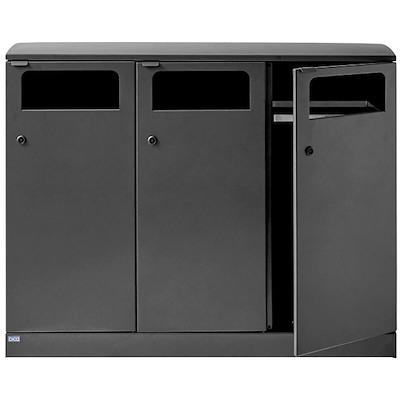 Affaldssystem affaldssortering Bica 713 Udendørs 3x100L