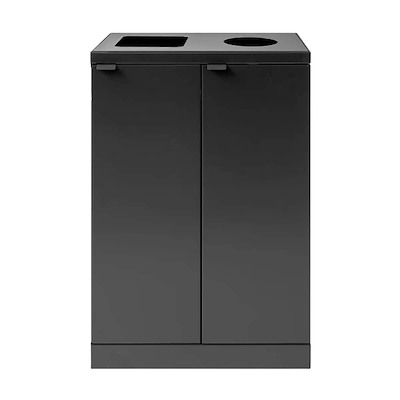 Affaldssystem affaldssortering Bica 884 2x65L Antracit